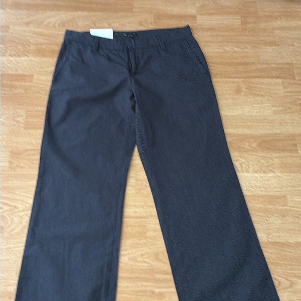 Gap  100% cotton womens chino pants size 6 dark navy straight fit